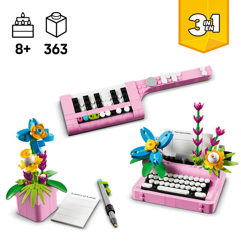 Detailansicht der Keytar auf dem Blumenständer