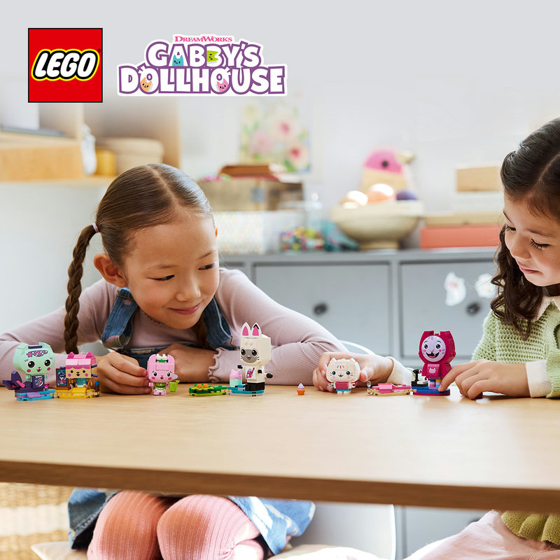 LEGO 11215 Detailansicht der baubaren Figuren aus Gabby's Dollhouse