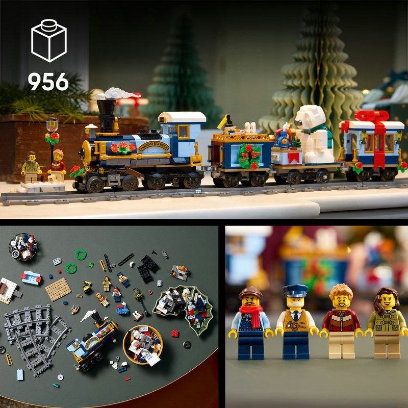 De Feestelijke kersttrein is gearriveerd