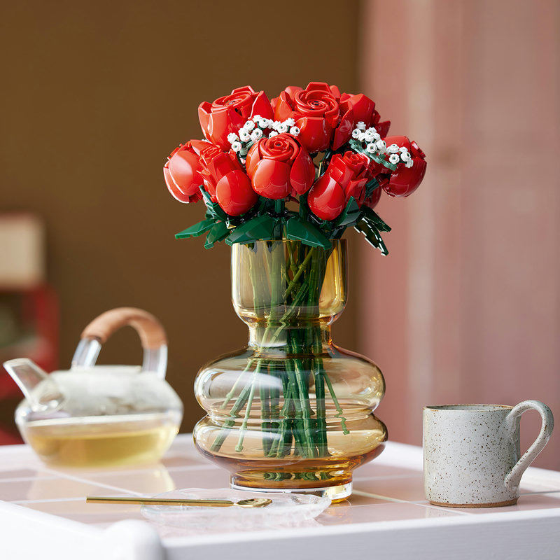 LEGO 10328 Rosenstrauß als Raumdekoration