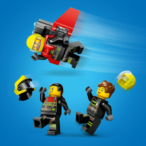 3 brandweerlieden minifiguren