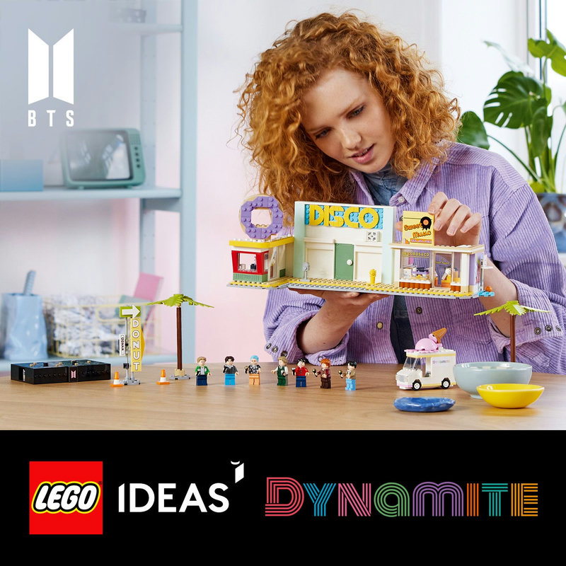 Nuostabus LEGO® rinkinys grupės BTS gerbėjams