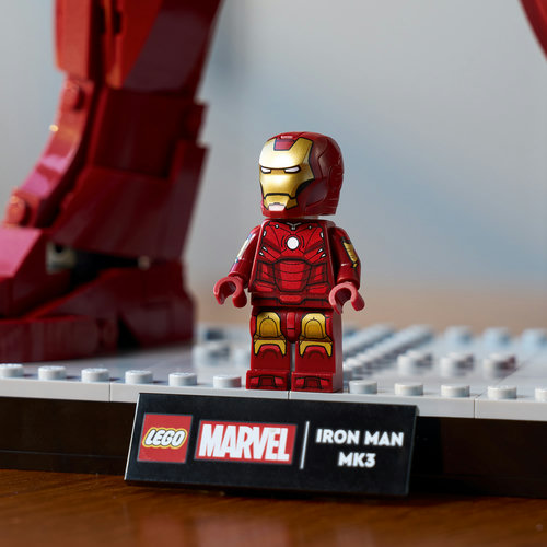 Minifiguur van Iron Man om aan je spullen te bevestigen