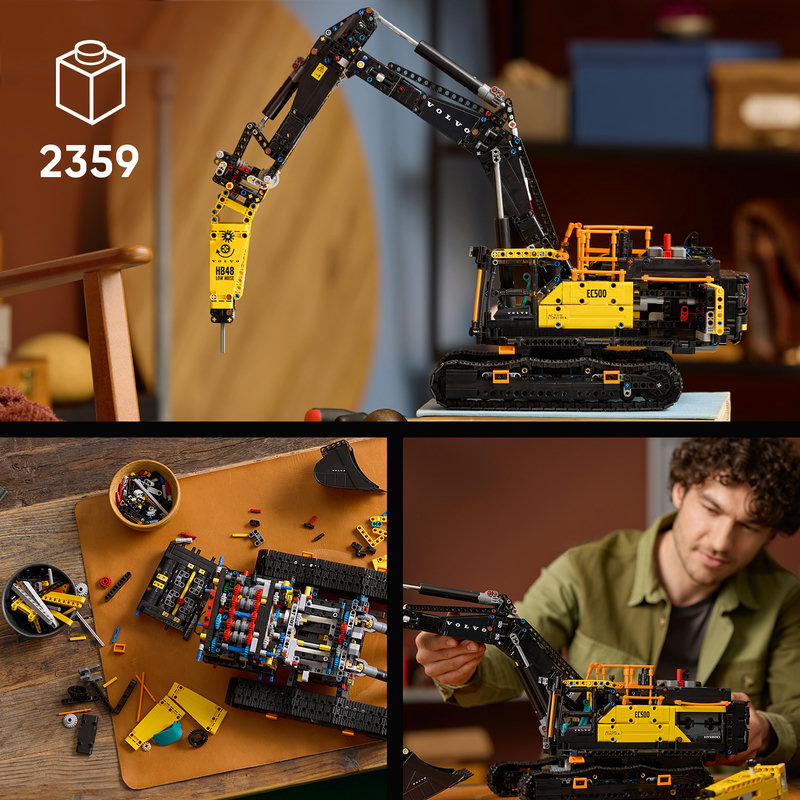 LEGO 42215 Volvo Bagger Nahaufnahme Führerhaus