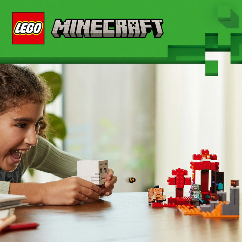 LEGO® Minecraft® Onderwereldportaal game speelgoed