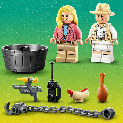 2 minifiguren met accessoires