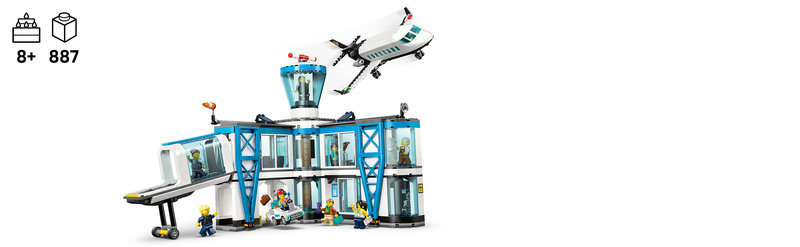 LEGO 60502 Flughafen Spielszene