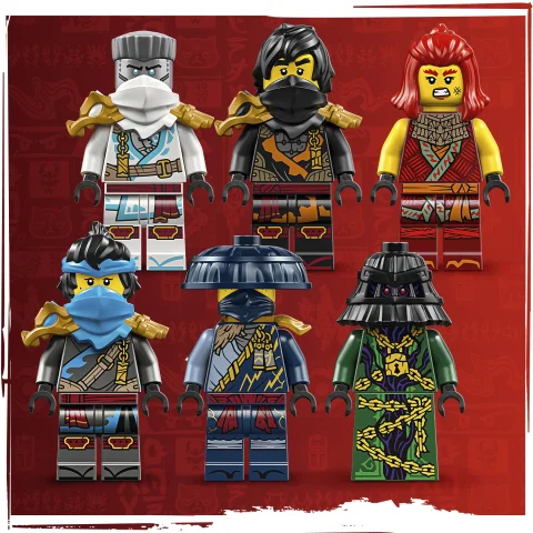 6 NINJAGO® minifigura
