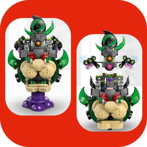 Bouwbaar Kasteel-Bowser speelgoedfiguur