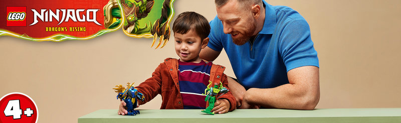 LEGO 71853 NINJAGO Duell mit Jays Drachen-Mech Produktbild