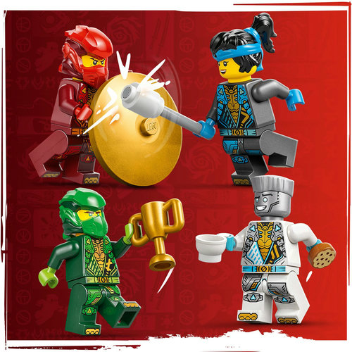 4 NINJAGO® minifigures