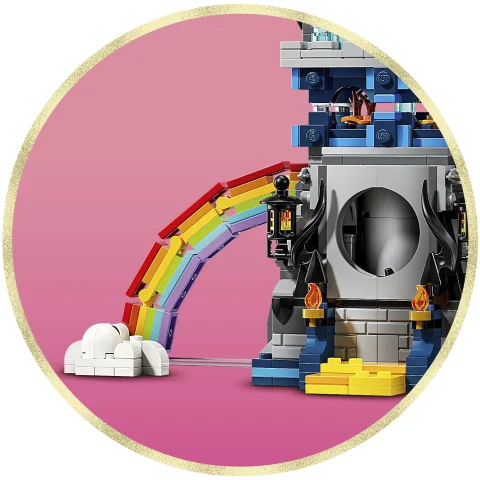 Colourful LEGO® rainbow