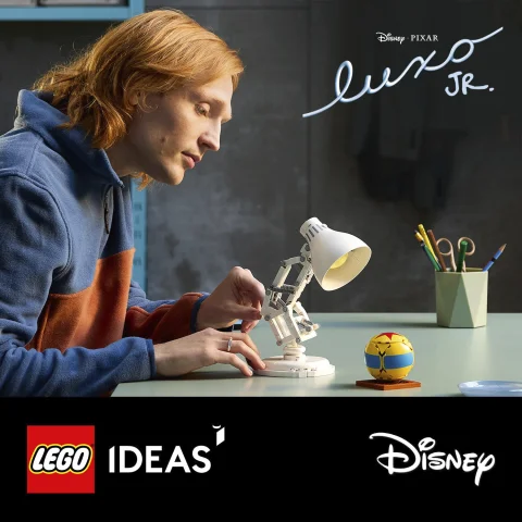 Disney Pixar Luxo Jr. megépíthető lámpa
