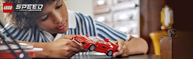 LEGO 76934 Speed Champions Ferrari F40 Supersportwagen Produktbild