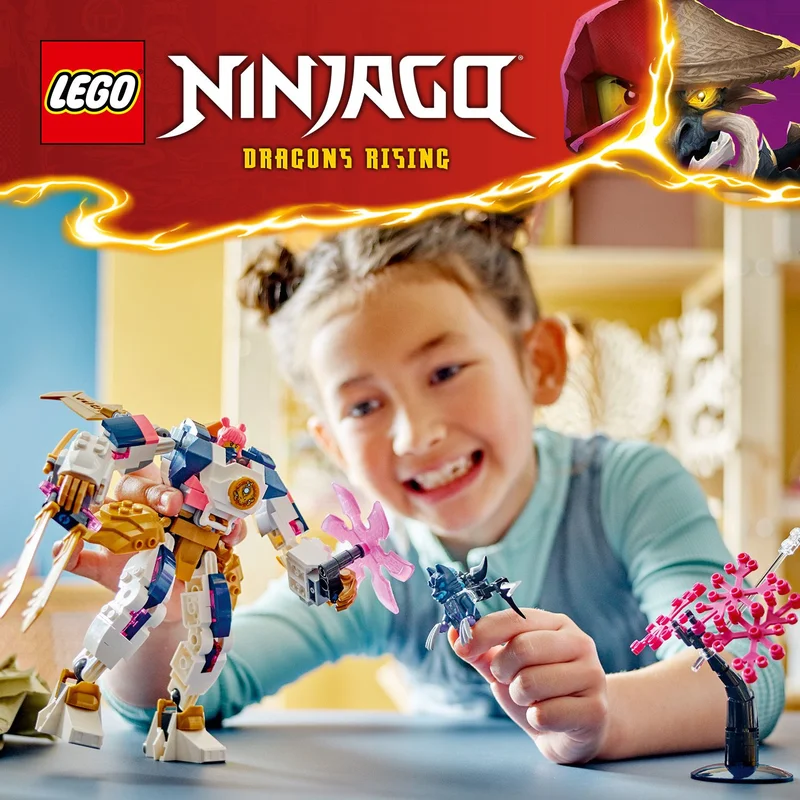 Klassz, személyre szabható NINJAGO® robot játékkészlet