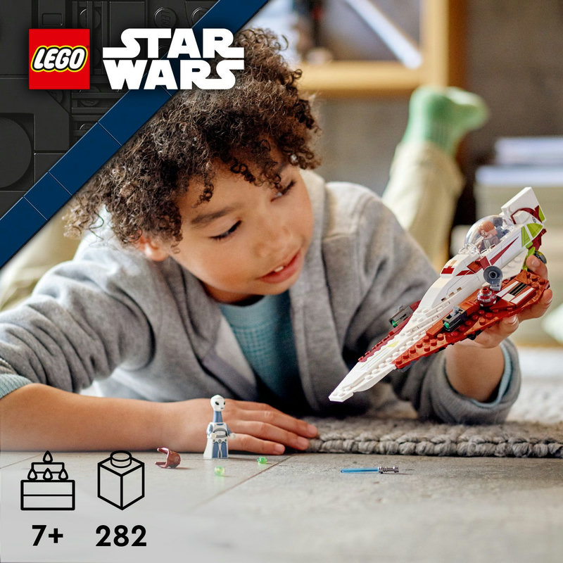 Konstruojamas Obi-Wan erdvėlaivio modelis