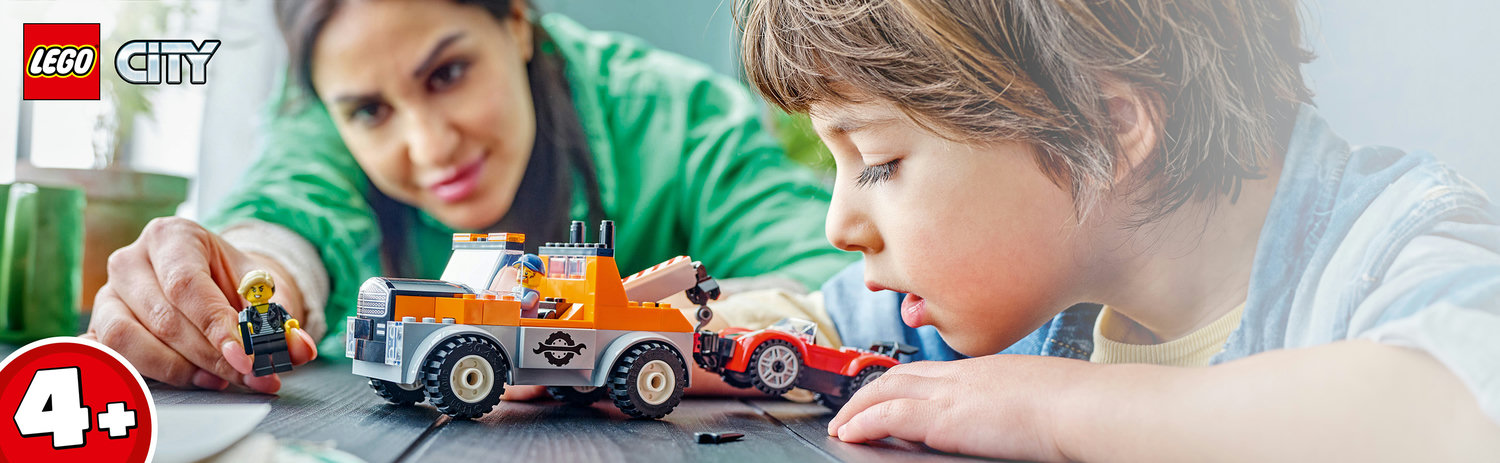 LEGO 60435 Tow Truck and Sports Car Repair - Gesamtansicht