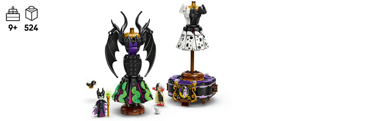 LEGO 43262 Malefiz Kleid im Detail