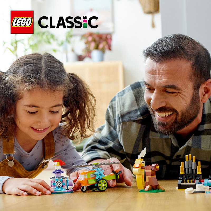 LEGO® Classic žaislai su smagiomis funkcijomis
