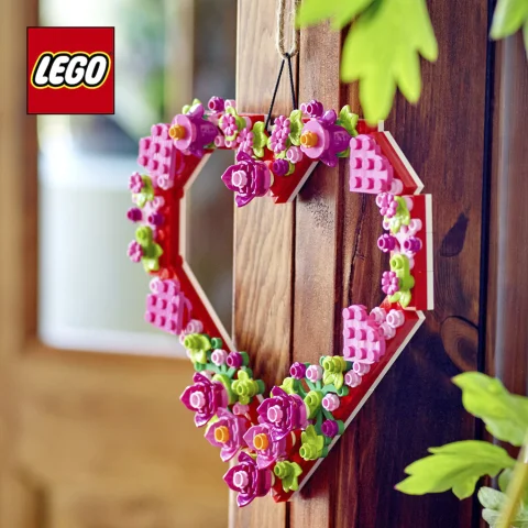LEGO® Szívalakú dísz
