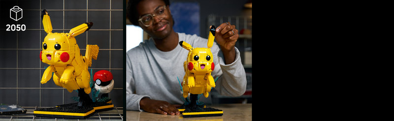 LEGO Pikachu Detailansicht vorne