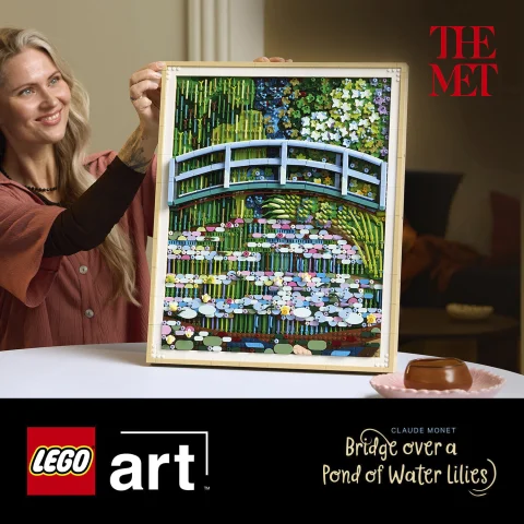 LEGO® Claude Monet fali dekoráció
