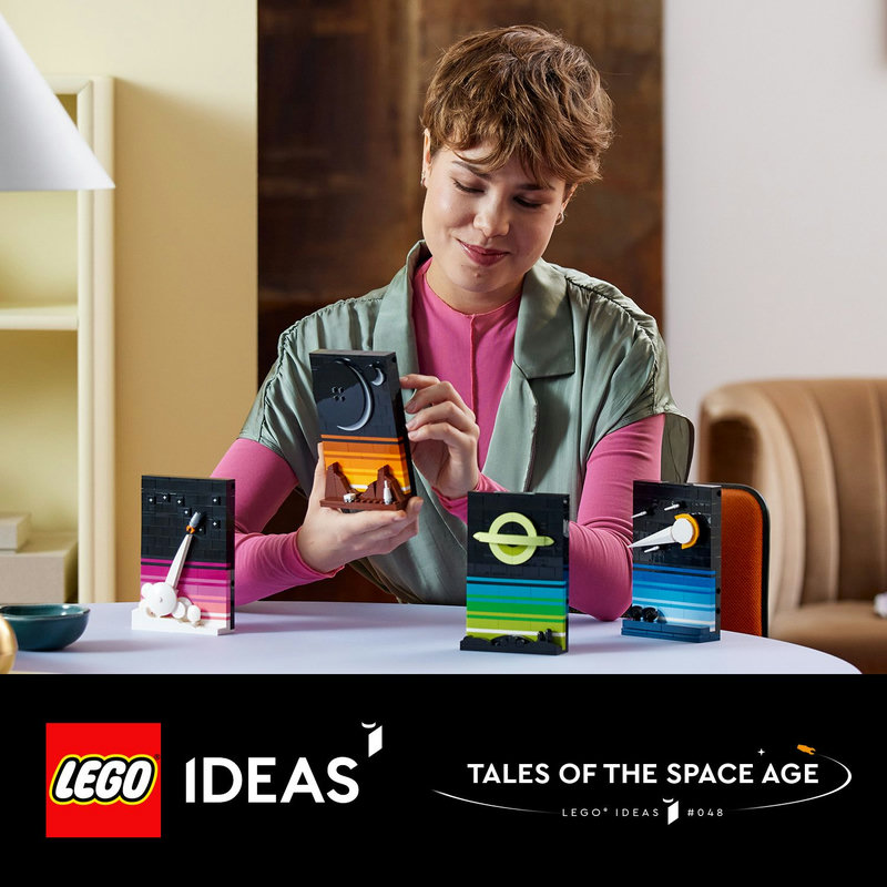 Uzay severler için ilham verici bir LEGO® Ideas seti