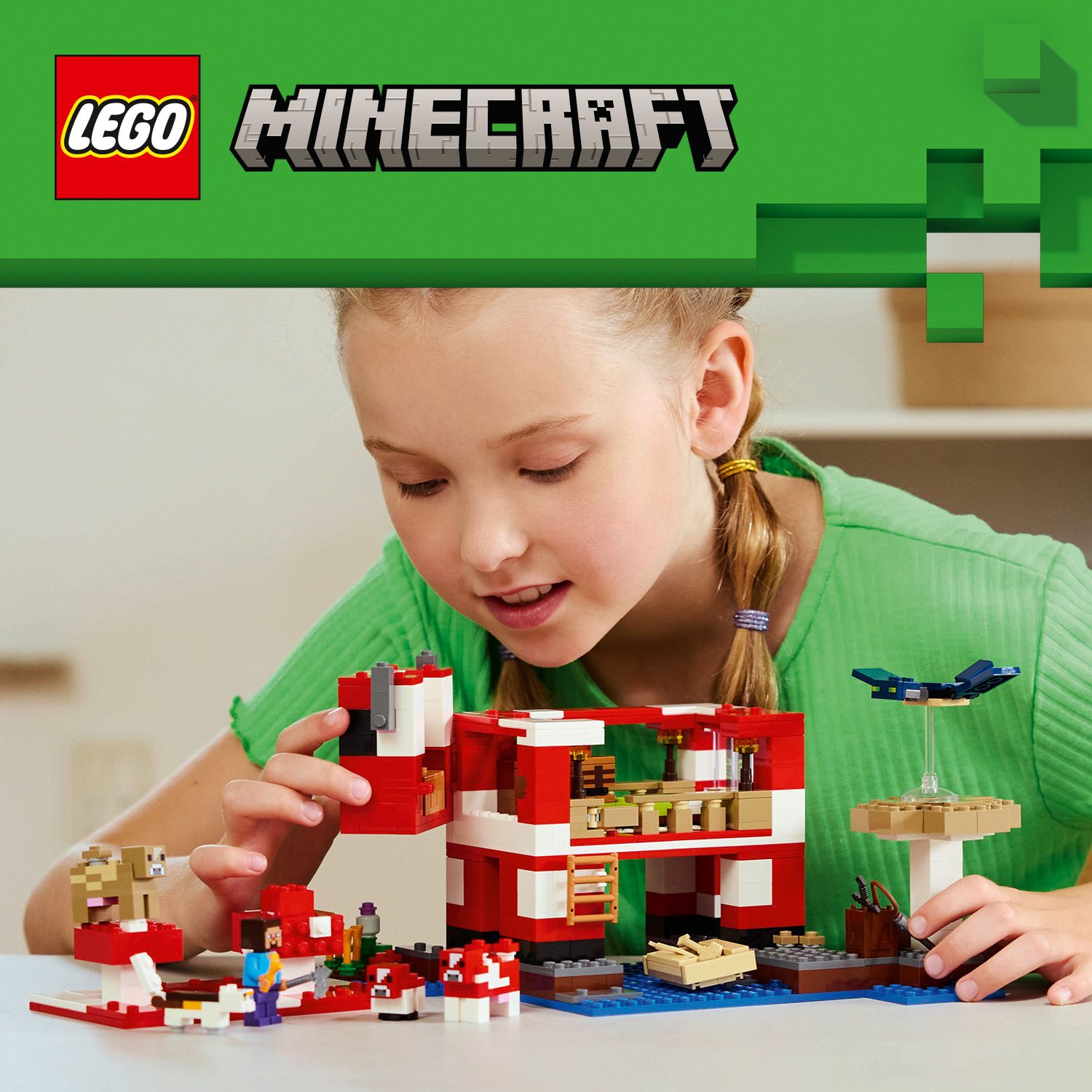 LEGO Minecraft The Mooshroom House Island Gamer Kit Toy for Kids 21270 The Minifigure Store Official LEGO Product Retailer Buy Now Pay Later 0 Interest