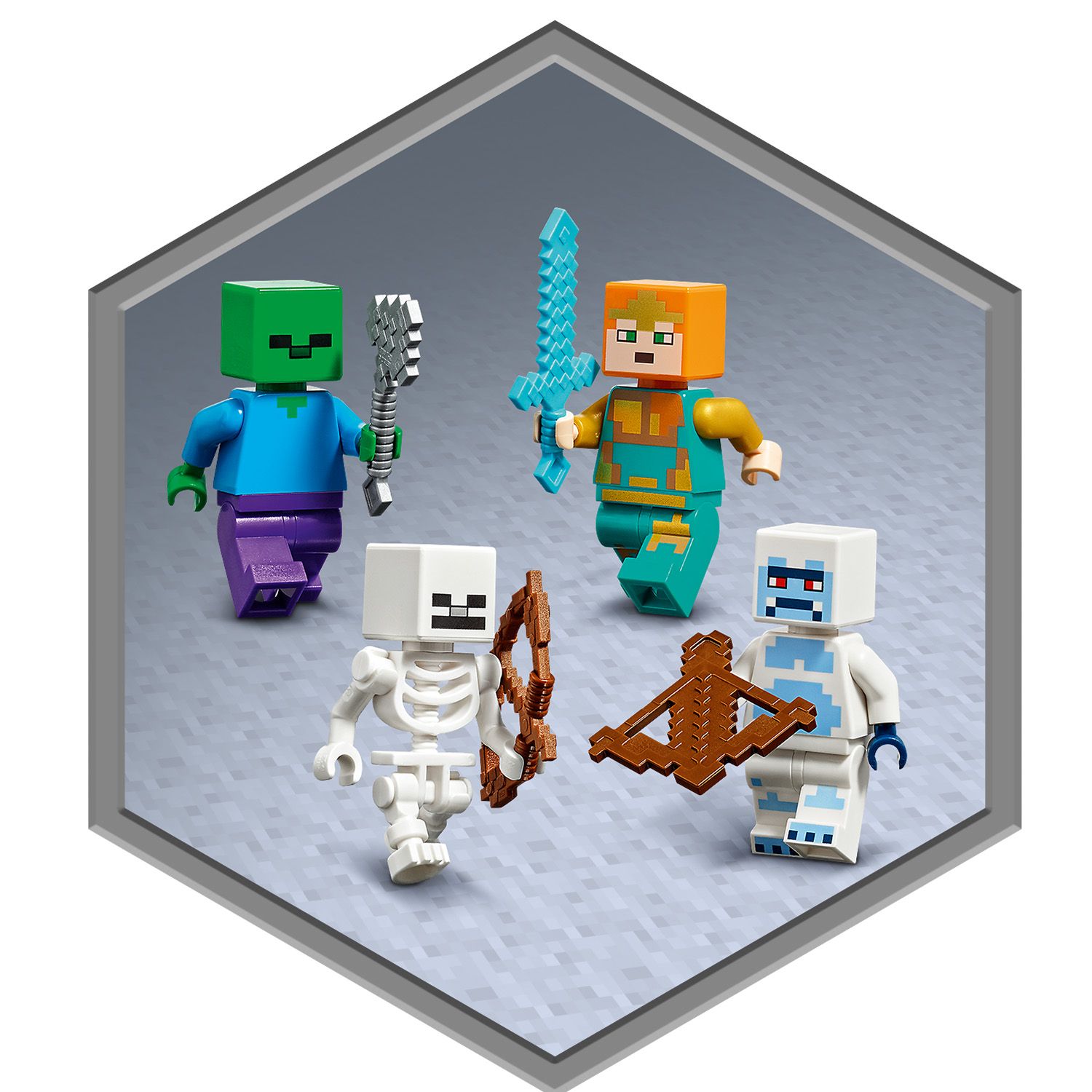 Pažįstami „Minecraft®“ veikėjai