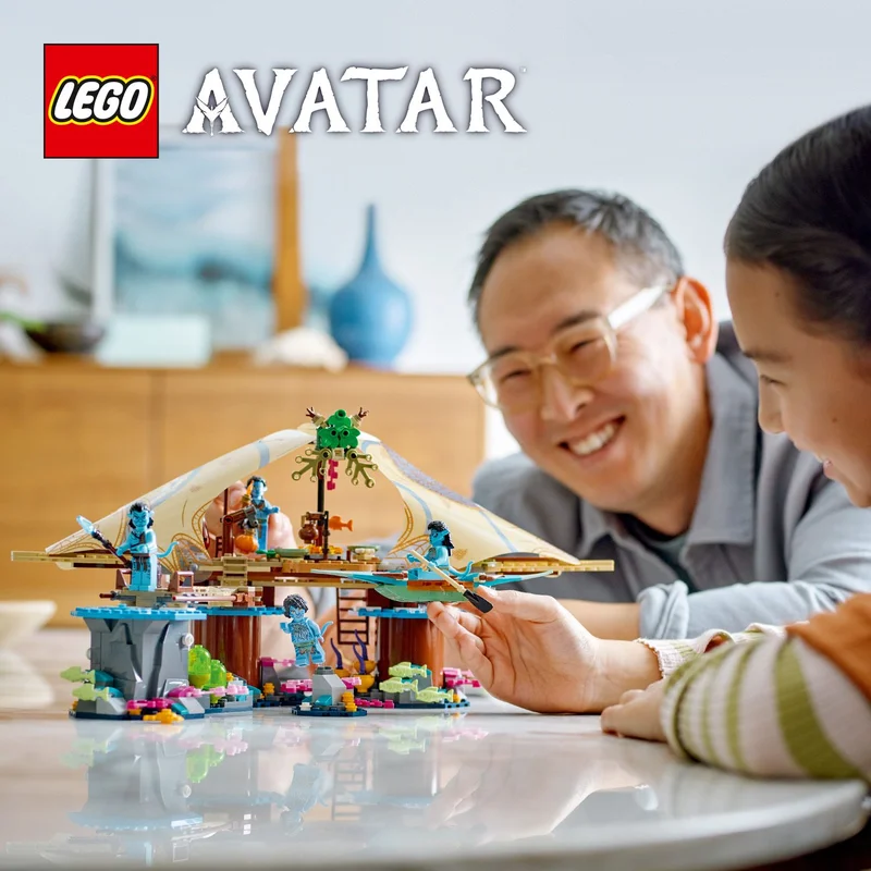 Zestaw LEGO® Avatar Dom na rafie klanu Metkayina