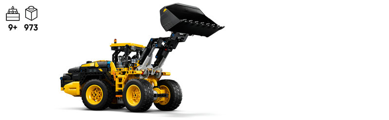 LEGO 42209 Volvo Radlader Seitenansicht