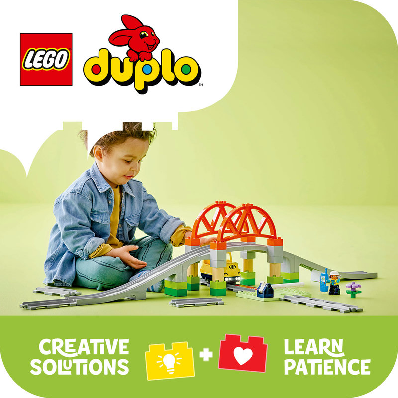 LEGO 10426 DUPLO Eisenbahnbrücke in Aktion