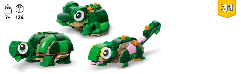 LEGO 31377 Schildkröte beim Spielen