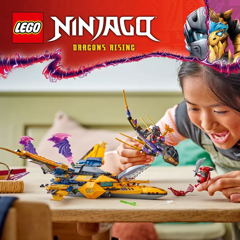 Odličan komplet s mlažnjakom LEGO® NINJAGO®