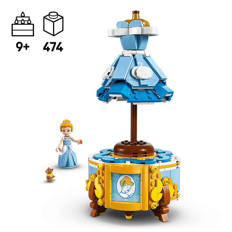 LEGO 43266 Details des Ballkleids
