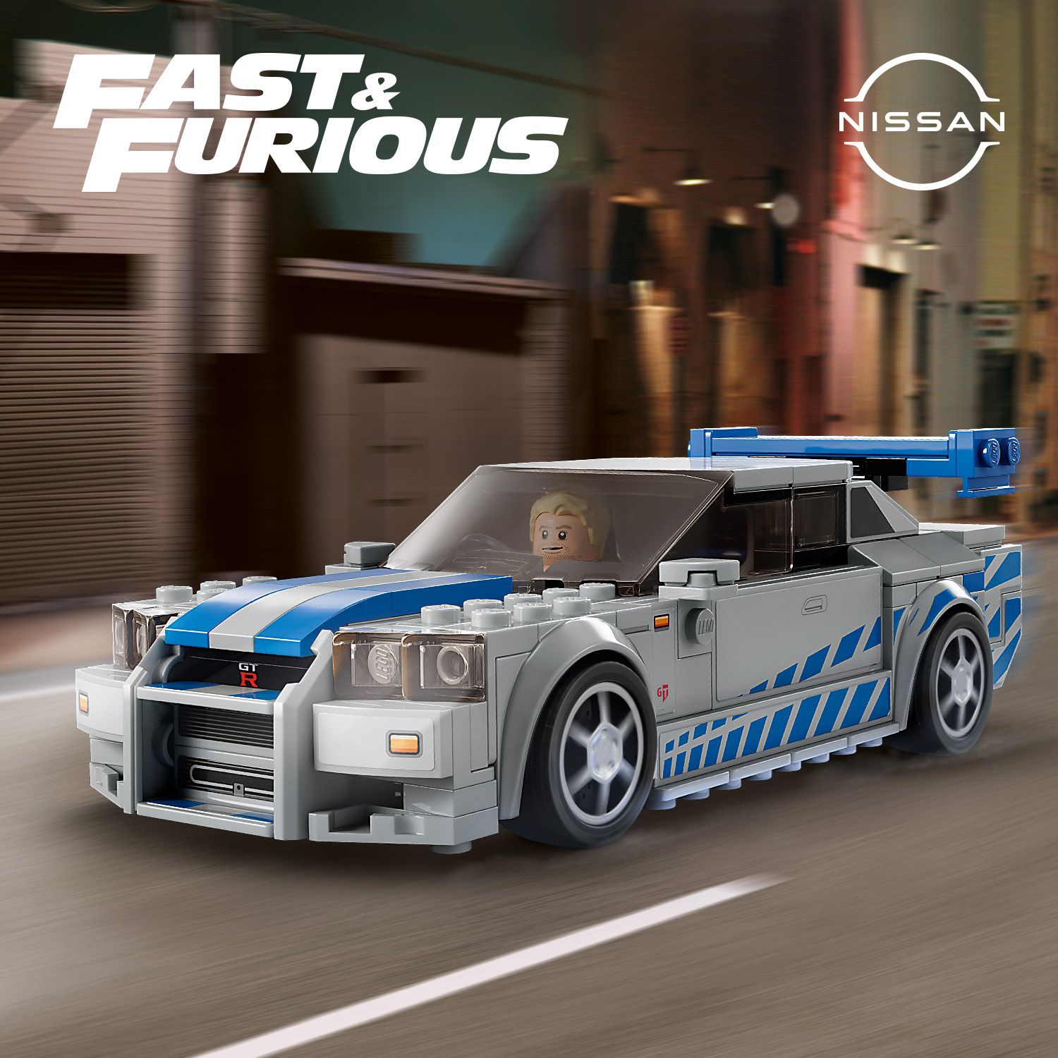 Nissan Skyline GT R de Velozes e Furiosos 76917 LEGO Speed