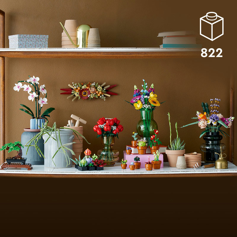 LEGO 10328 Einzelne Rose in voller Blüte