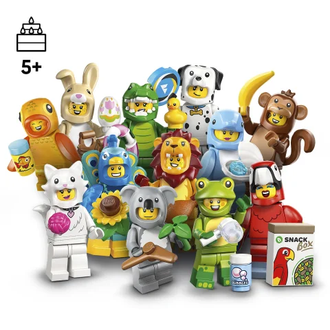 12 LEGO® animal minifigures characters to collect