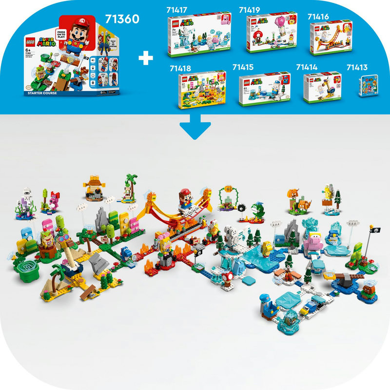 Diğer LEGO® Super Mario™ setleriyle uyumlu