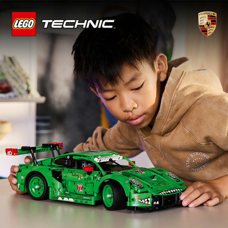 LEGO 42224 Porsche 911 GT3 R REXY Design-Detail