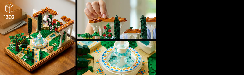 LEGO 10359 Gartendetails mit Pflanzen