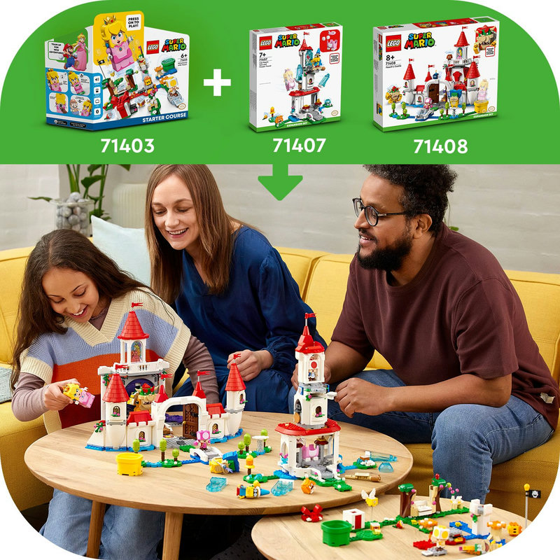 Dera su kitais LEGO® Super Mario™ rinkiniais