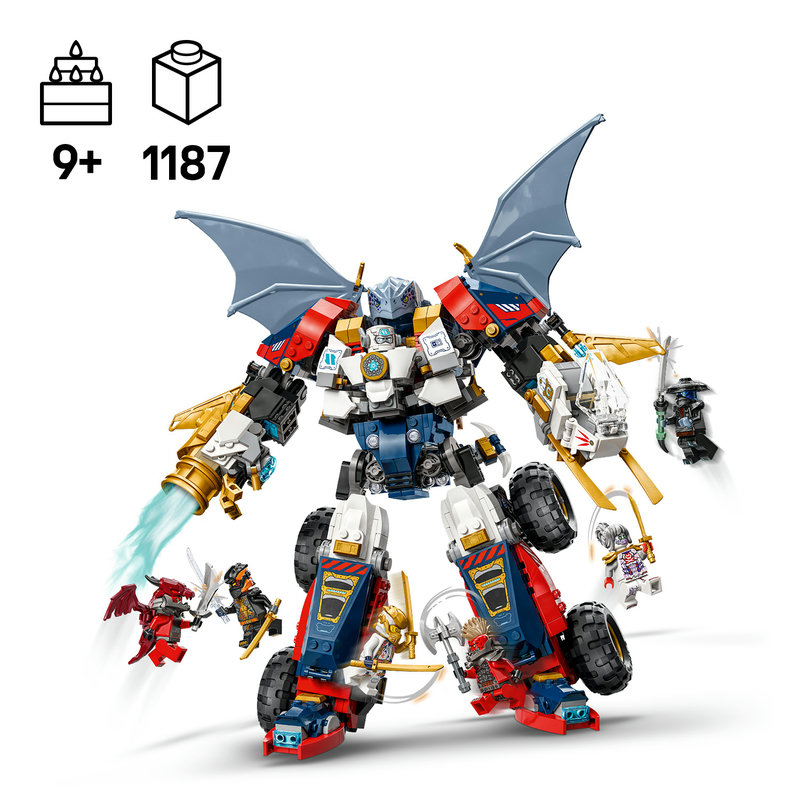 LEGO 71834 Ninja-Figuren mit Fahrzeugen