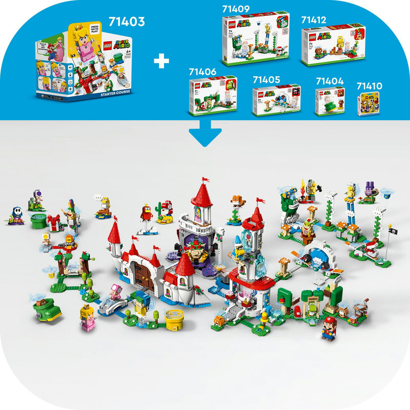 Diğer LEGO® Super Mario™ setleriyle uyumlu