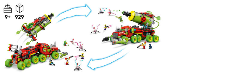 LEGO 71499 Sprühdosen-Truck Spielszene