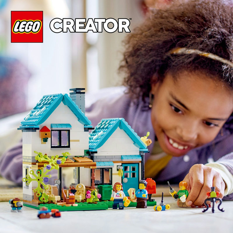 Eğlenceli LEGO® hikayeleri için 3’ü 1 arada oyun seti