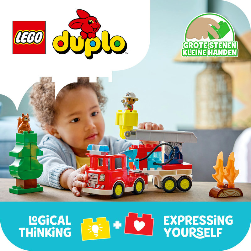 Brandweerwagen voor peuters