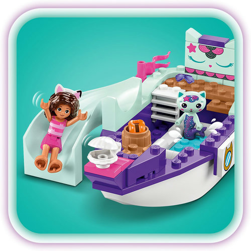 LEGO® Gabby's Dollhouse Gabby and Siren's Boat and