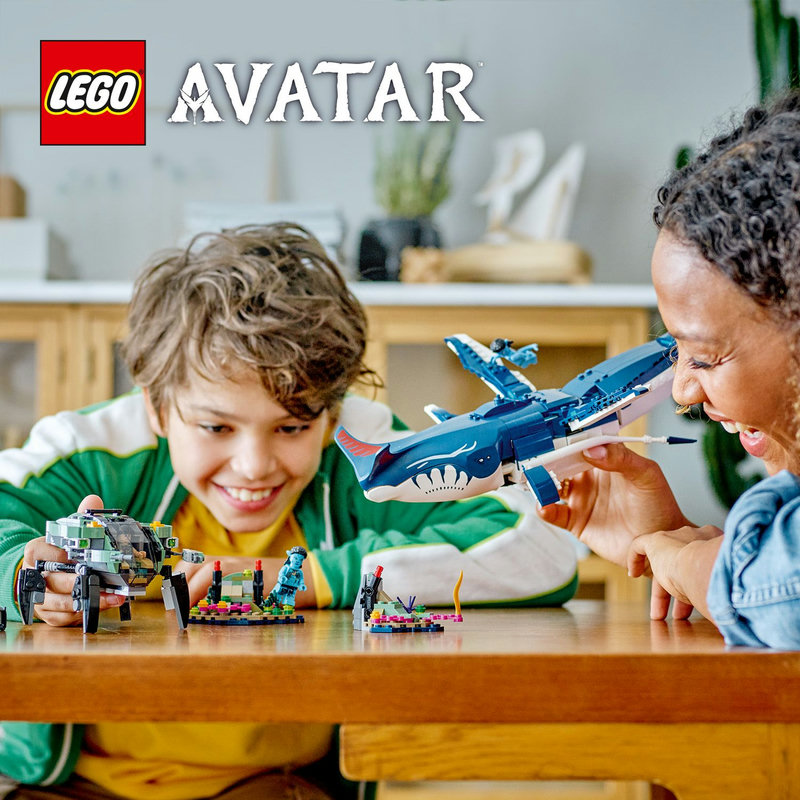 Izcili kvalitatīvs LEGO® Avatar komplekts