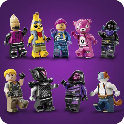 9 LEGO® Fortnite® minifigures